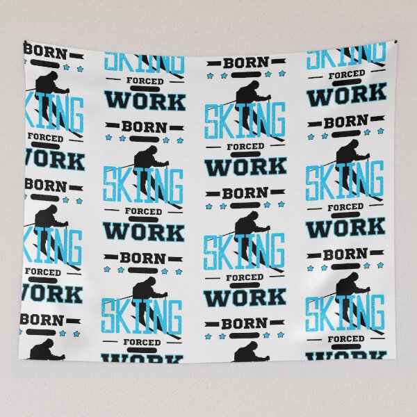 Item preview, skiing saying - ski man  designed and sold by pirminio.