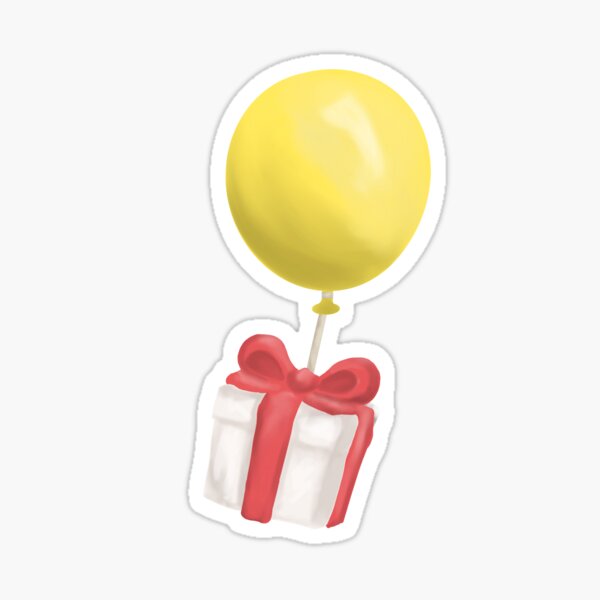 Animal Crossing Balloon Present Stickers