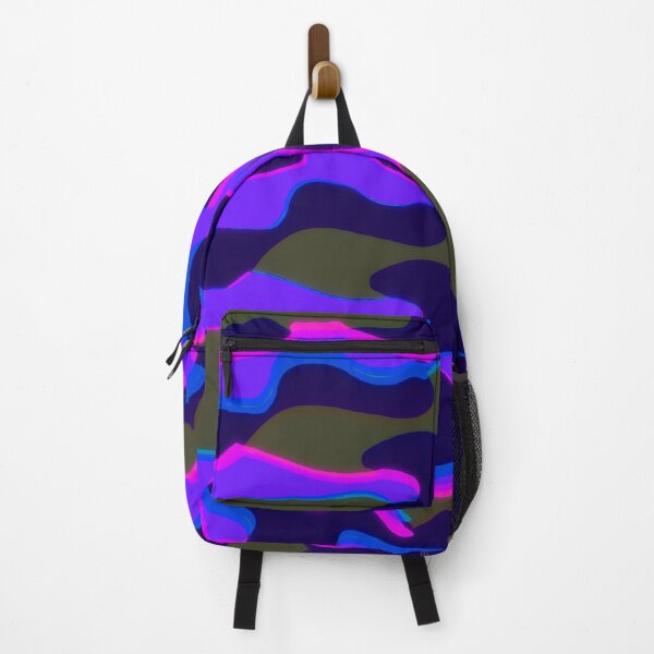 Item preview, Chromatic Backpack Crazy Camo Modern Premium Design Art 3D Look designed and sold by Shirtilike.
