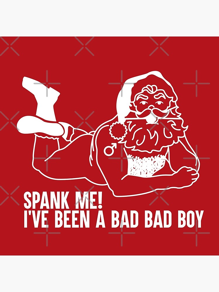 Naughty Santa Art Board Print for Sale by trendingatees