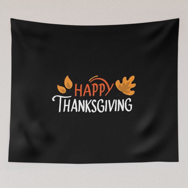 Item preview, Orange & Black HAPPY ThanksGiving & Gift designed and sold by Art Wear Nation.