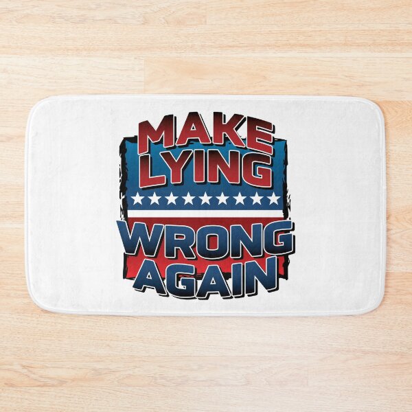 Item preview, Make Lying Wrong Again Arched Text and Stars designed and sold by Reconocer.