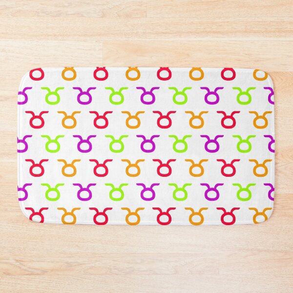 Item preview, Multicolored Taurus sign, astrology zodiac symbol white background designed and sold by Stéphane  Thirion.