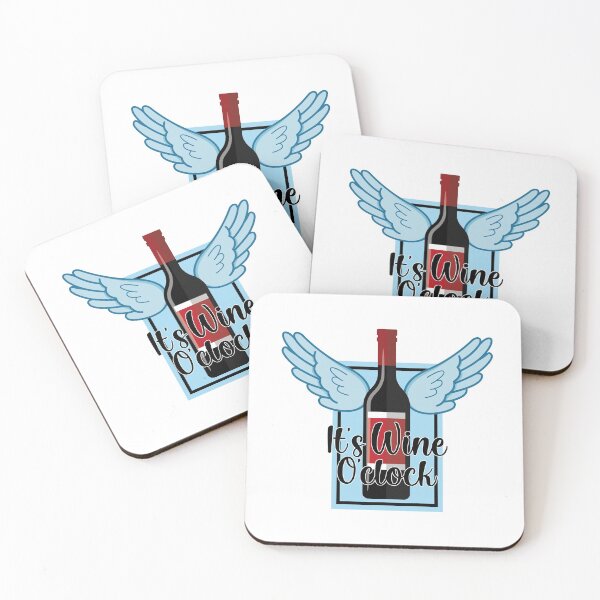 Item preview, it's wine o'clock designed and sold by Lhadii.