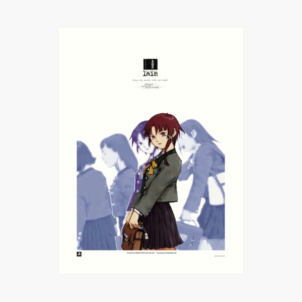 Serial Experiments Lain Art Prints Redbubble