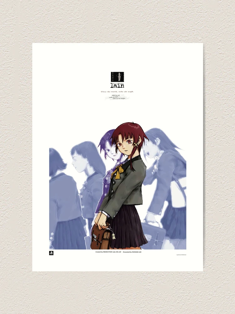 serial experiments lain 購入特典 ポスター Amazon.co.jp: serial experiments lain クリアポスター