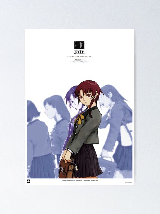 serial experiments lain 店頭販促ポスター Amazon.co.jp: serial experiments lain クリアポスター