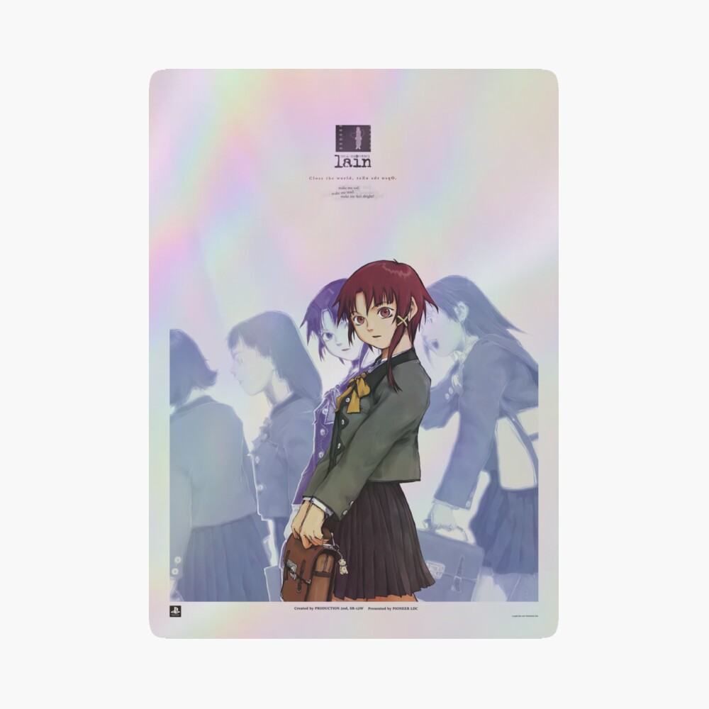Serial Experiments Lain Poster Official Art By Takahiro