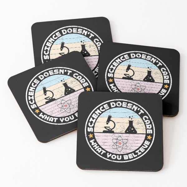 Item preview, Pastel science Doesn't Care What You Believe Funny Science Teacher designed and sold by TheMattDesigns.