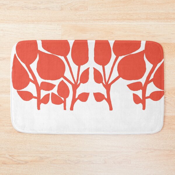 Item preview, Red House Plants Pattern designed and sold by Ildiko Sipos.