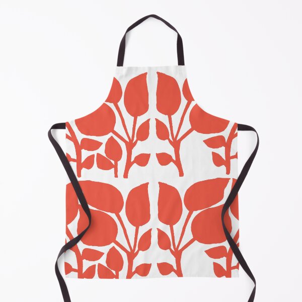 Item preview, Red House Plants Pattern designed and sold by Ildiko Sipos.