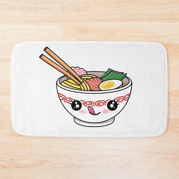 Item preview, Yummy Cute Ramen Face Kawaii Noodles designed and sold by ButterflyX.