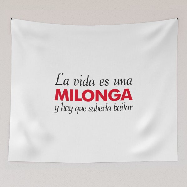 Item preview, Life is a Milonga designed and sold by StudioNMdesign.