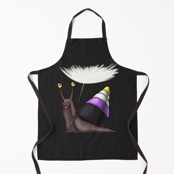Item preview, Nonbinary Pride Snail with Dandelion Seed designed and sold by PrideSnails.