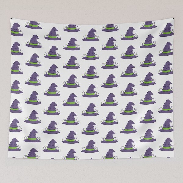 Item preview, Kawaii smiling halloween witch hat designed and sold by TheOverwatcher.