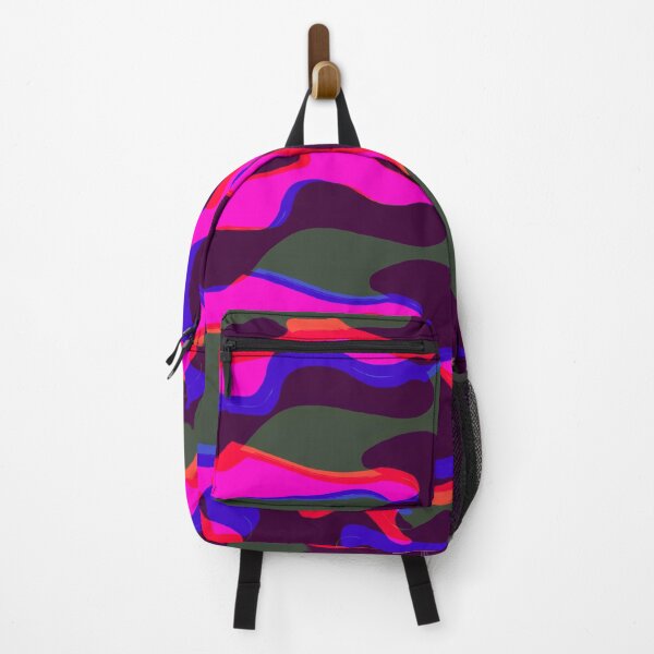 Item preview, Chromatic Backpack Crazy Camo Trendy Premium Art designed and sold by Shirtilike.
