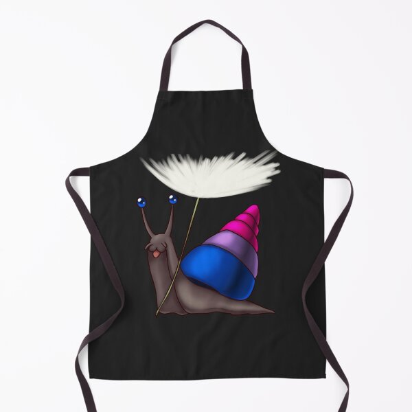Item preview, Bi Pride Snail with Dandelion Seed designed and sold by PrideSnails.