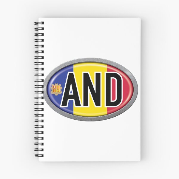 Item preview, Andorra International Vehicle Code Metal Plate designed and sold by travelwitheric.