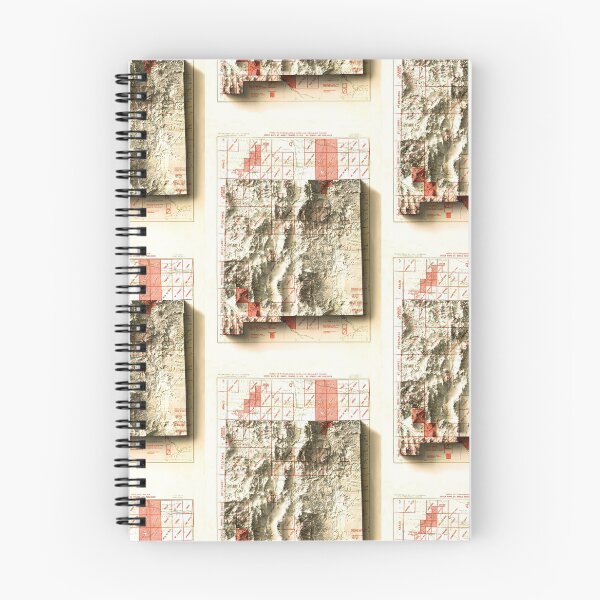 Item preview, 1928 New Mexico Relief Map digitally-rendered designed and sold by ThinkAboutMaps.