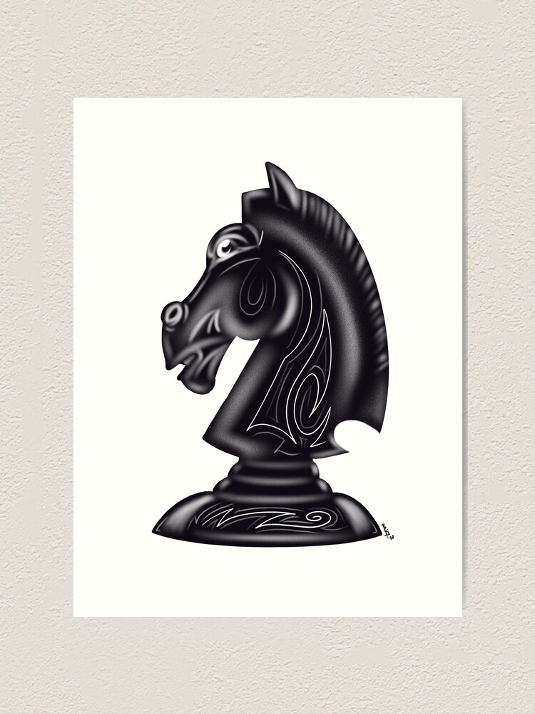 Knight Chess Pieces Poster by Ktsdesign - Fine Art America