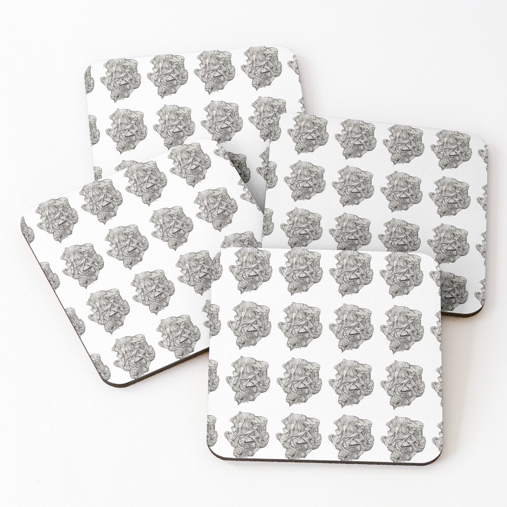 Item preview, Coasters (Set of 4) designed and sold by Reddrubble.