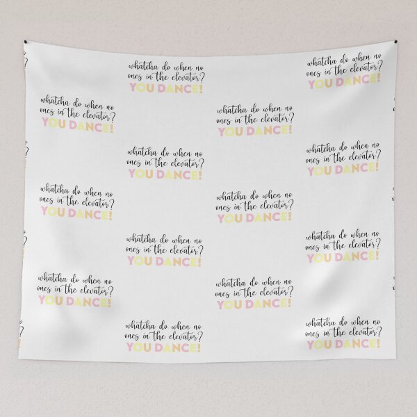 Item preview, Whatcha do when no one's in the elevator? YOU DANCE! designed and sold by PensyLane.