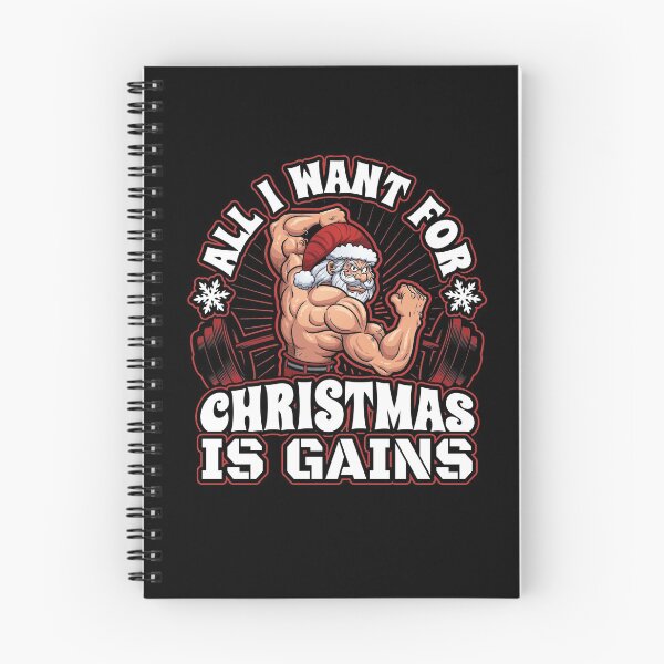 Item preview, All I Want For Christmas Is Gains For Bodybuilders  designed and sold by Melissa Gaz.
