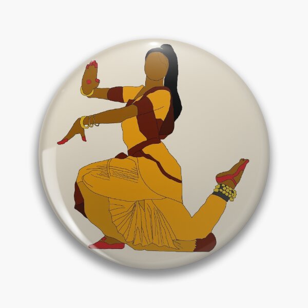 Item preview, Bharatanayam Pose #3 . Indian Classical designed and sold by kesiyajohny.