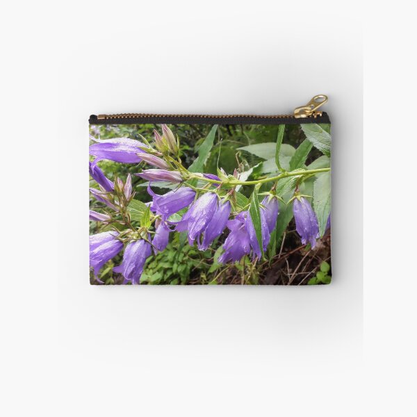 Item preview, Bluebell Blue bellflowers Campanula after the rain designed and sold by Tanja Dianova.