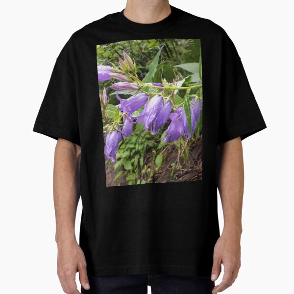 Aperçu de l'œuvre Campanule Bluebell Bellflowers après la pluie créée et vendue par Tanja Dianova.