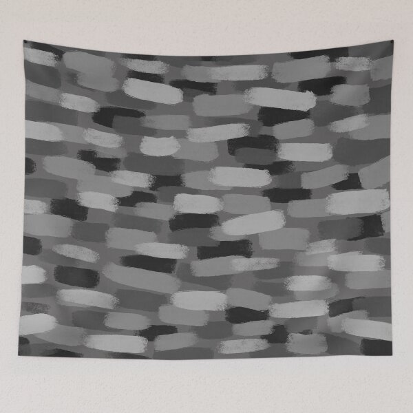 Item preview, Abstract, Grey and Black, Paint Brush Effect designed and sold by OneThreeSix.
