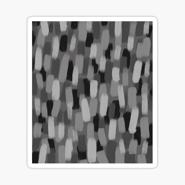 Item preview, Abstract, Grey and Black, Paint Brush Effect designed and sold by OneThreeSix.