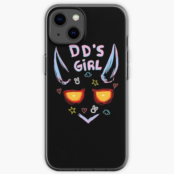 DD Scribbles Girl iPhone Soft Case