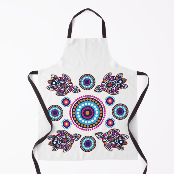 Item preview, Aboriginal Dots Art With Tribal Turtle designed and sold by AboriginalAdorn.