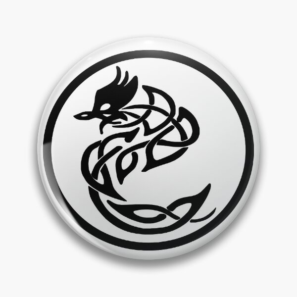 Item preview, Tattoo Style Black Dragon designed and sold by Trace1234.