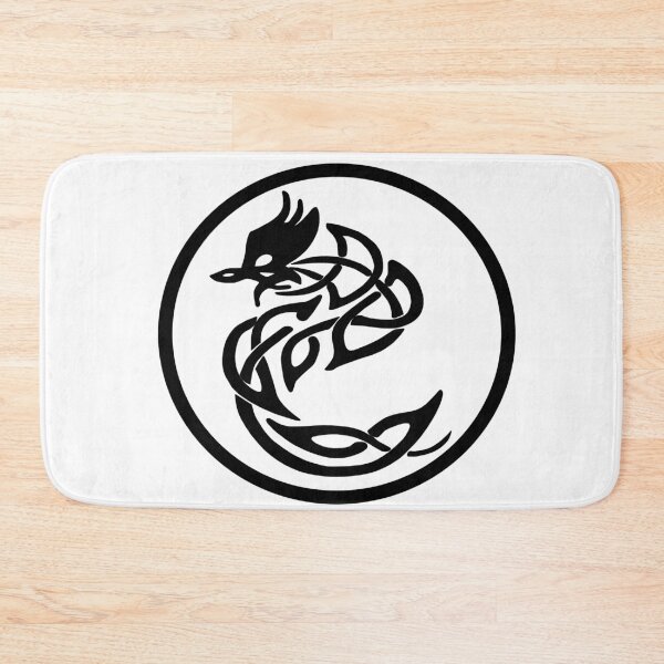 Item preview, Tattoo Style Black Dragon designed and sold by Trace1234.