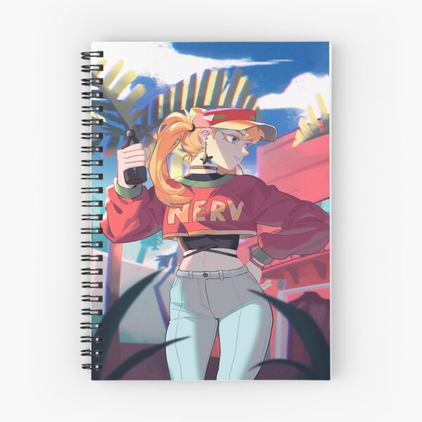 Artikelvorschau, Zeichnung von Asuka Langley in Miami entworfen und verkauft von WittyMillennial.
