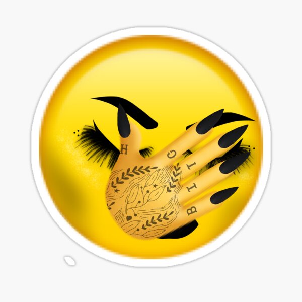 Item preview, Goth “we irritating” Emoji designed and sold by ratshitcrazy.