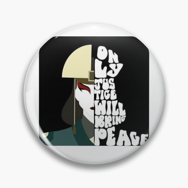 Item preview, Kyoshi "Only Justice Will Bring Peace" designed and sold by letayl3.
