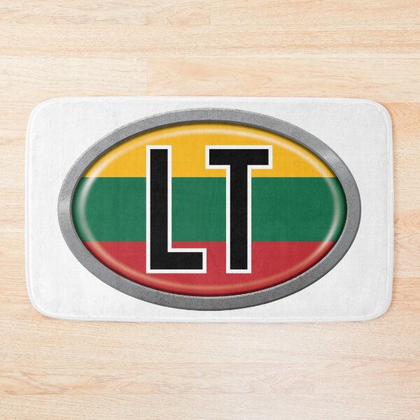 Item preview, Lithuania International Vehicle Code Metal Plate designed and sold by travelwitheric.