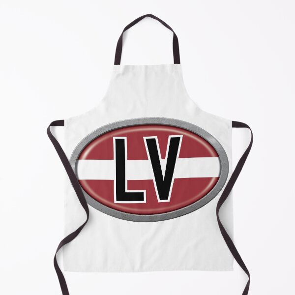 Item preview, Latvia International Vehicle Code Metal Plate designed and sold by travelwitheric.