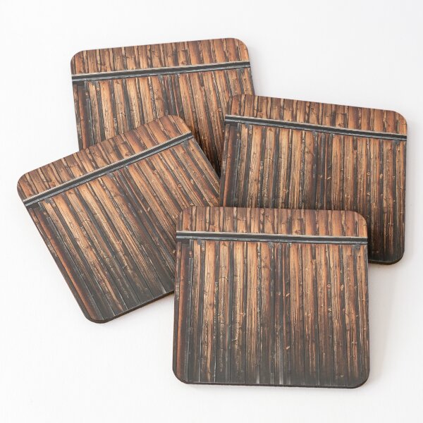 Item preview, Dark Wood Barn Doors - Photo designed and sold by MoClan-Graphics.