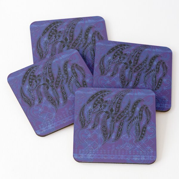 Item preview, Vintage Midnight Blue Samoan Mana Tattoos  designed and sold by sunnthreads.