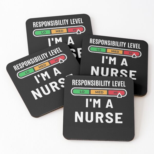 Item preview, High level of responsibility. I'm a nurse designed and sold by Zagach Letters.