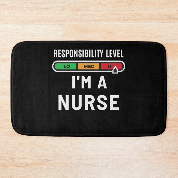 Item preview, High level of responsibility. I'm a nurse designed and sold by Zagach Letters.