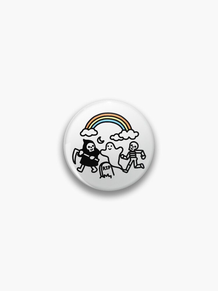 Thumbnail 1 of 3, Pin, Spooky Pals designed and sold by obinsun.