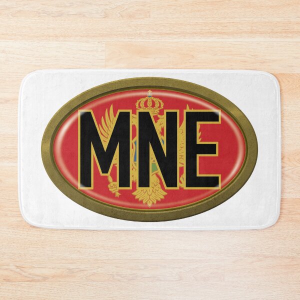 Item preview, Montenegro International Vehicle Code Metal Plate designed and sold by travelwitheric.