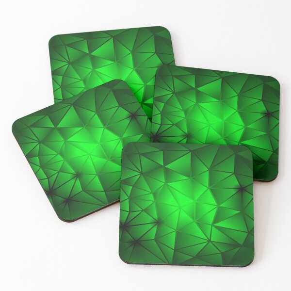 Item preview, Green Triangle Tech pattern designed and sold by jc007.