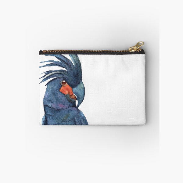 Item preview, Great Red black palm cockatoo goliath parrots watercolor designed and sold by L'Atelier Oranjade.