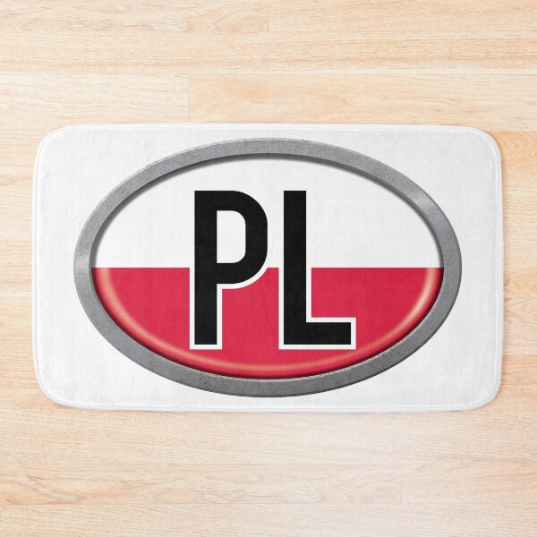 Item preview, Poland International Vehicle Code Metal Plate designed and sold by travelwitheric.